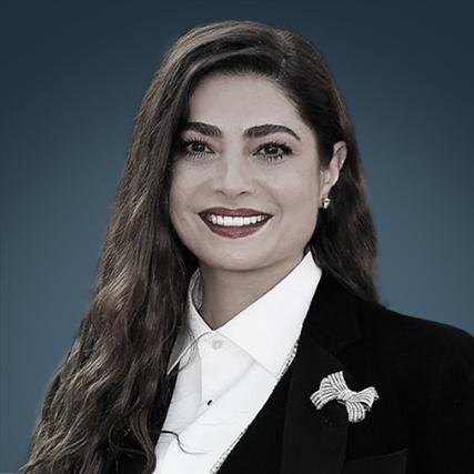 Portrait of Honayda Serafi, Saudi fashion designer and founder of HONAYDA at RLC Global Forum.