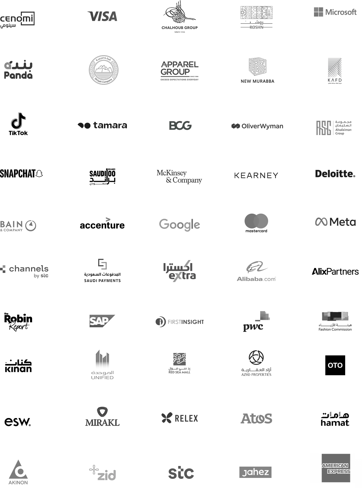 Logos of past sponsors including Microsoft, Visa, TikTok, Google, Meta, and more.