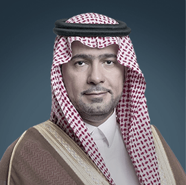 H.E. Majed bin Abdullah Al-Hogail | RLC Global Forum H.E. Majed bin Abdullah Al-Hogail, Saudi Minister of Municipal, Rural Affairs & Housing, wearing traditional Saudi attire.