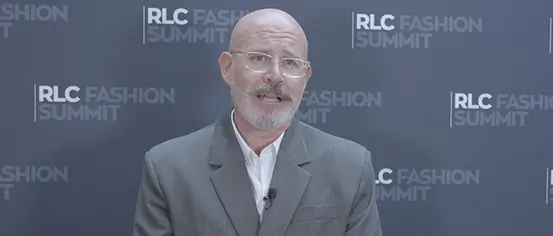 Shane Eldstrom, CEO of United Developers Qatar, speaking at the RLC Fashion Summit 2025