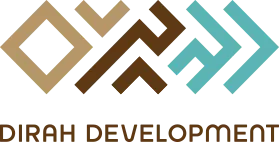 Logo with overlapping gold and brown diamonds and teal chevrons, plus the wordmark below.