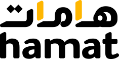 Two orange rounded bars forming a pause symbol on a black background.